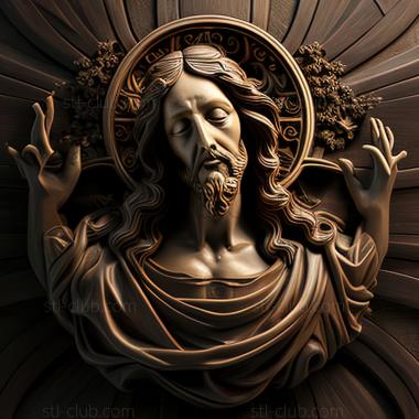 3D model st jesus (STL)